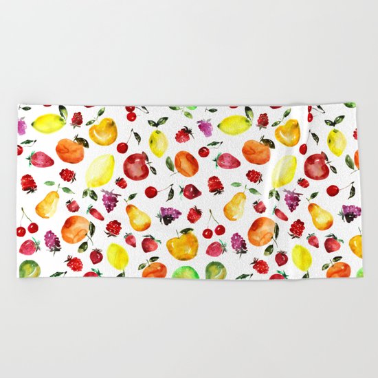 Tutti-frutti Beach Towel