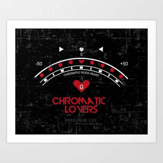 Chromatic Lovers Art Print
