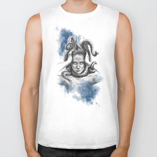 Nothing kills me like my mind Biker Tank