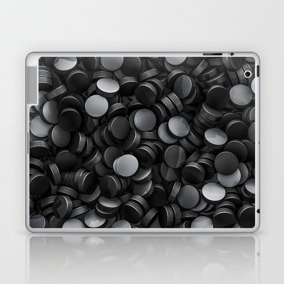 Hockey pucks Laptop & iPad Skin by GrandeDuc Society6