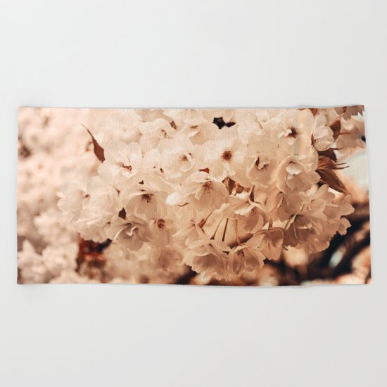 Hello Spring #7 Beach Towel