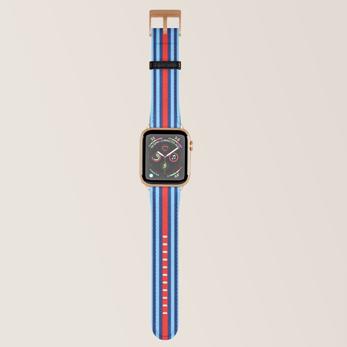 Martini Carbon Racing Stripes Apple Watch Band by Road to Track
