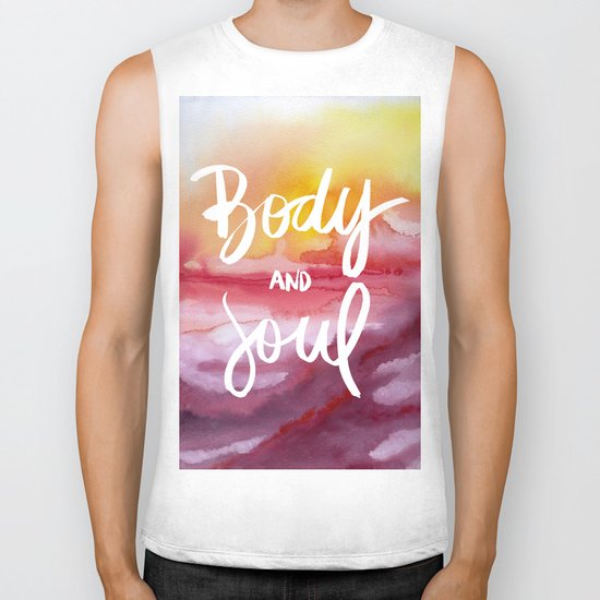 Body & Soul - Collaboration by Jacqueline Maldonado and Galaxy Eyes Biker Tank