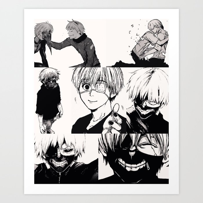 Anime Light Box Tokyo Ghoul for Home Decoration Manga Paper Carving Table  Desk
