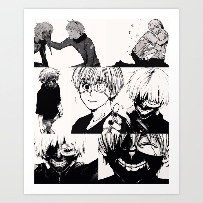 Kaneki Ken, Tokyo Ghoul, manga, white