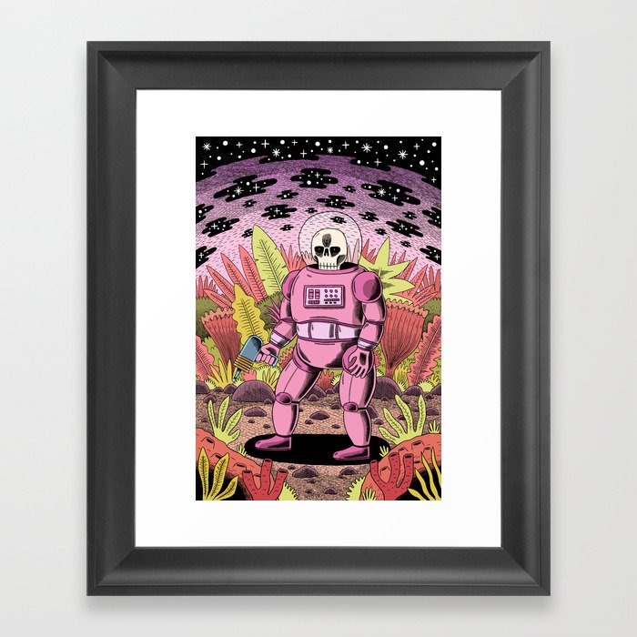 The Dead Spaceman Framed Art Print