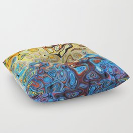 Colorful Abstract Pattern Floor Pillow