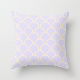Scallop Lilac Throw Pillow