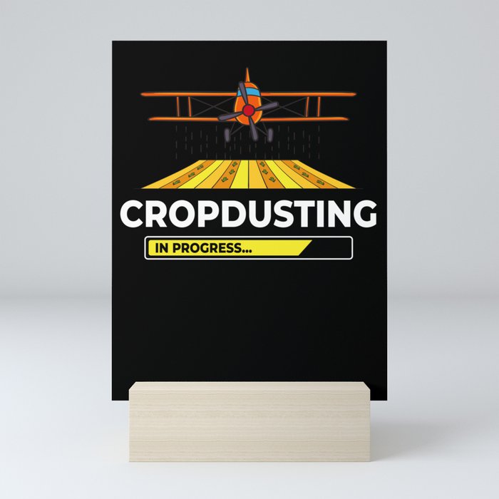 Crop Dusting Plane Rc Drone Airplane Pilot Mini Art Print