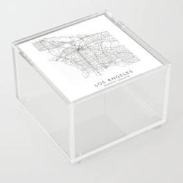 Los Angeles Map Acrylic Box