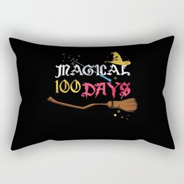 Magical Days Of School 100th Day 100 Magic Days Rectangular Pillow