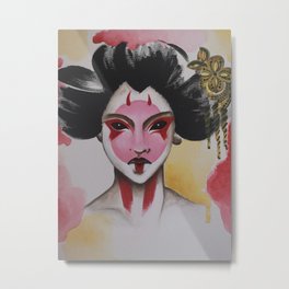 Ghost in the shell Geisha Metal Print