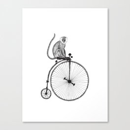 bike monkey 2 Canvas Print