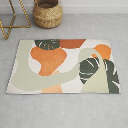 Jungle Abstract Rug | Shapes, Oil, Pastel, Graphite, Jungle, Colors, Abstractart, Lines, Acrylic, Pattern 