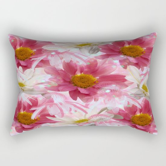 Spring Floral Explosion Rectangular Pillow