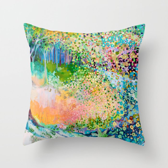 Searching for Forgotten Paths (b) Throw Pillow