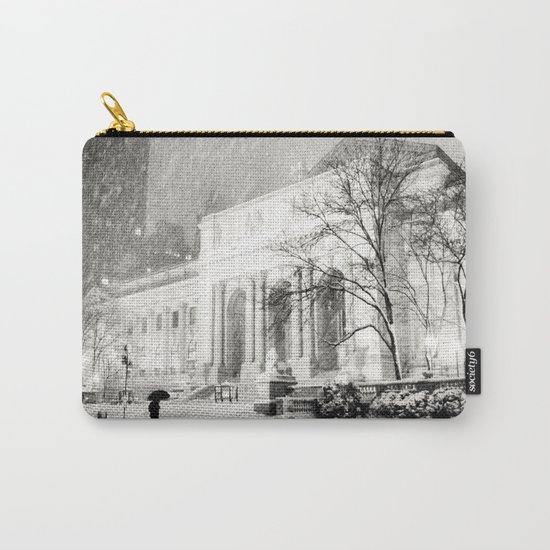 New York City Snow - 5th Avenue Carry-All Pouch