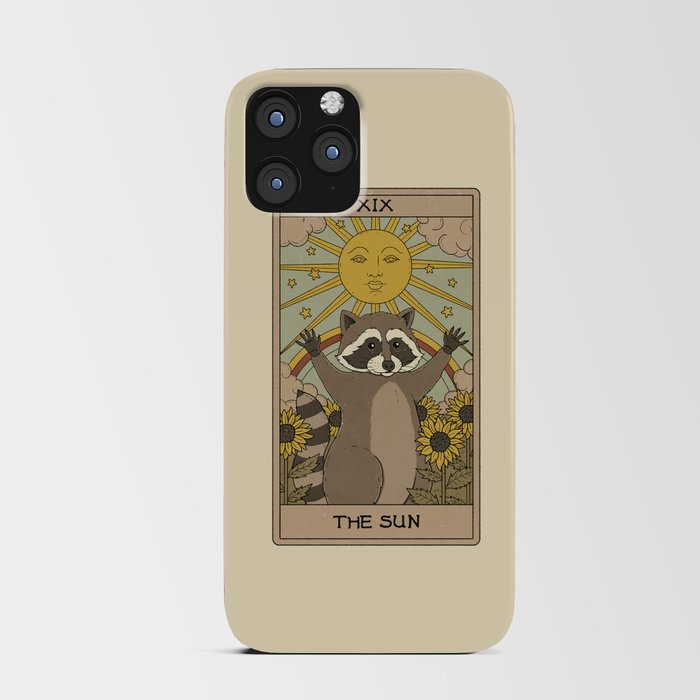 The Sun - Raccoons Tarot iPhone Card Case