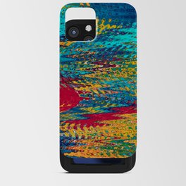 Multi Colored Wave iPhone Card Case