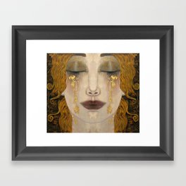 Freya's tears Framed Art Print