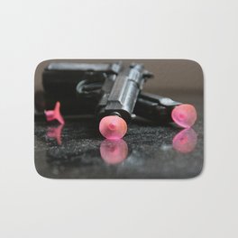 toy plastic guns Bath Mat