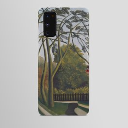 The Banks of the Bievre near Bicêtre (ca. 1908–1909) by Henri Rousseau. Android Case