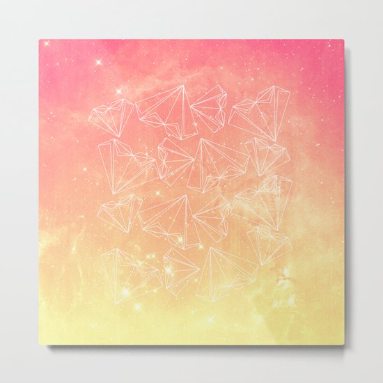 A heart is made of ... wishes Metal Print