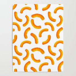 Cheese Puffs Pattern Poster