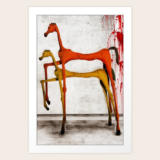 Show Horses Art Print