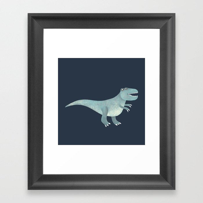 Tyrannosaurus Rex Dinosaur Framed Art Print