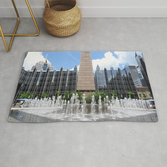 Concrete, Glass, and Water: PPG Plaza in Pittsburgh 21 Rug