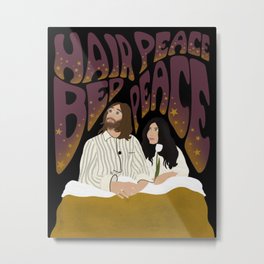 Hair Peace, Bed Peace Metal Print