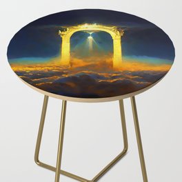 Ascending to the Gates of Heaven Side Table