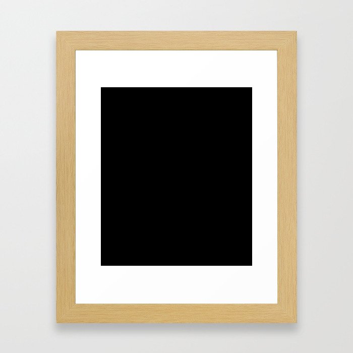 Black & White Number 2 Framed Art Print