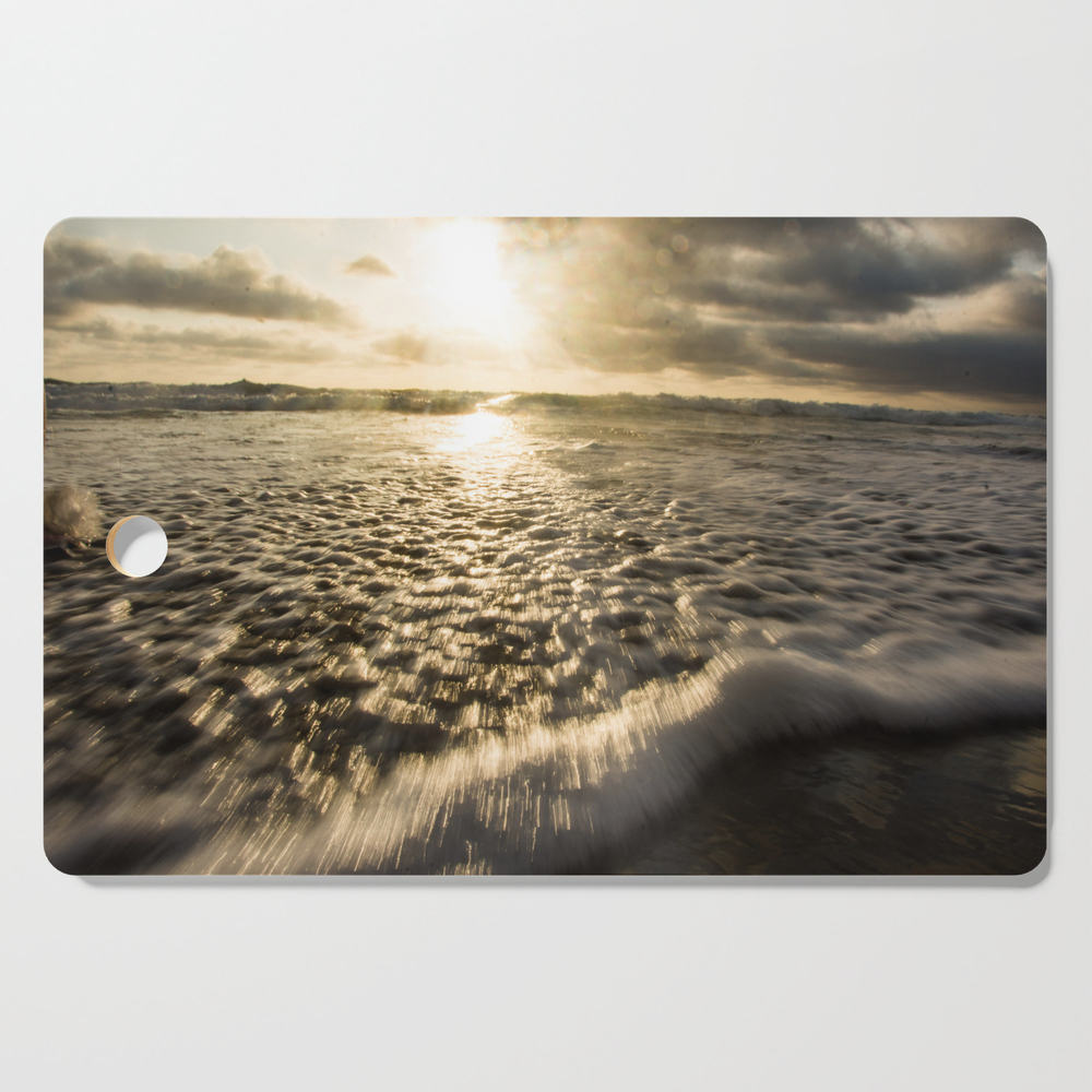 Sunset Waves Cutting Board by bosworthphotography
