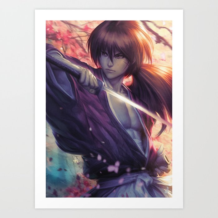 Discover the motif HIMURA KENSHIN by Stanley Artgerm Lau as a print at TOPPOSTER