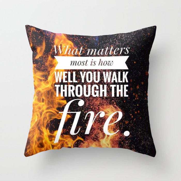 What Matters Most Throw Pillow