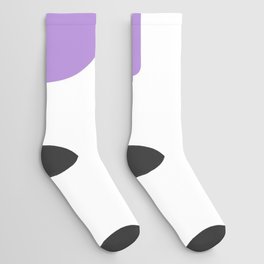 3 (Lavender & White Number) Socks