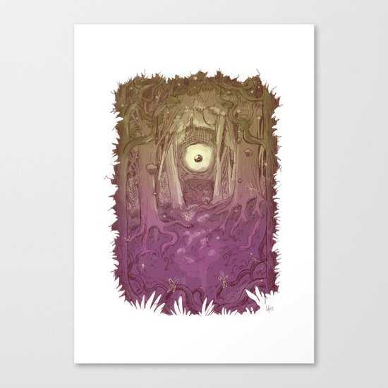 Forest Eye Canvas Print