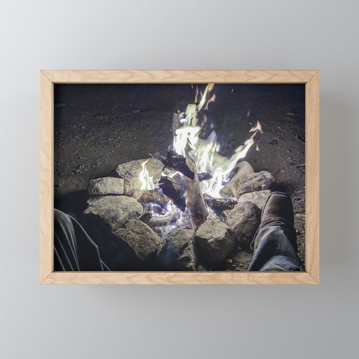 Campfire Delight Framed Mini Art Print