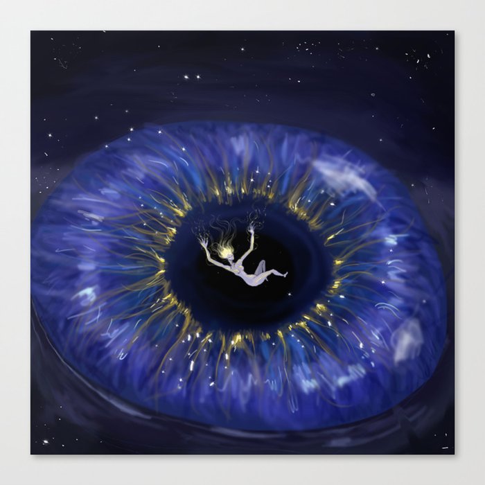 Galaxy Eye Canvas Print