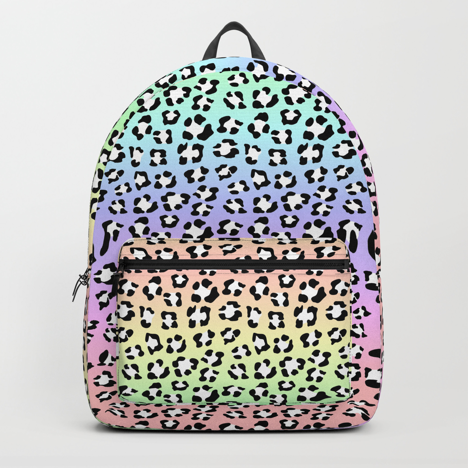 rainbow leopard backpack