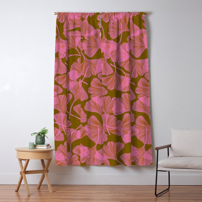 Abstraction_GINKGO_LEAVES_PATTERN_PINK_LOVE_POP_0618G