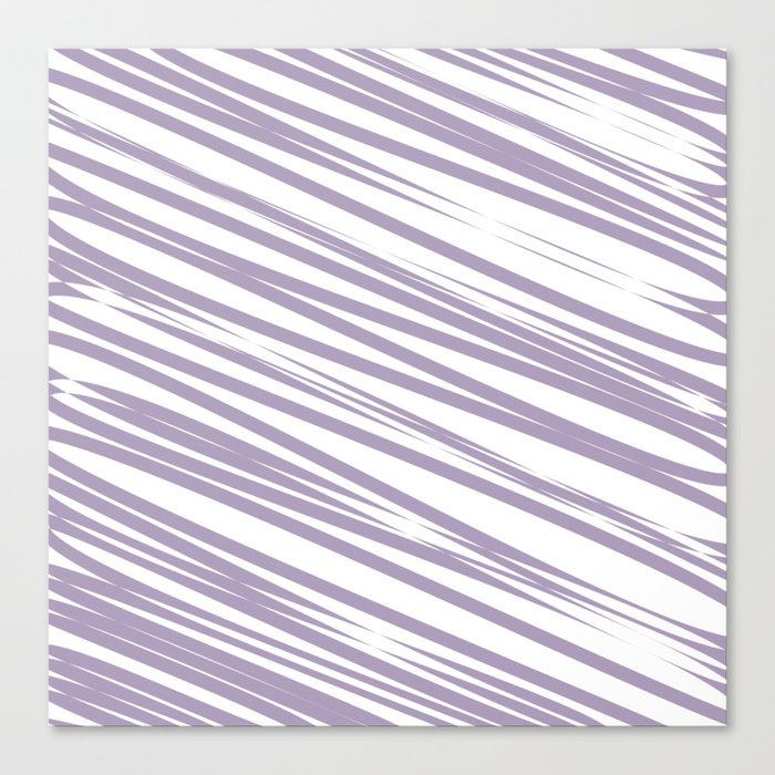 Light purple stripes background Canvas Print