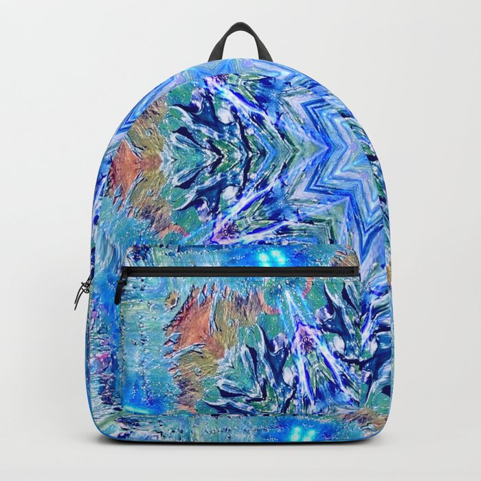 Abstract ethnic art #1745 05 19 . Colorful mandala Backpack