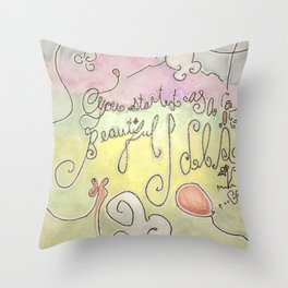 Beautiful Idea Throw Pillow