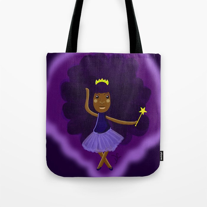 Purple Princess Tote Bag