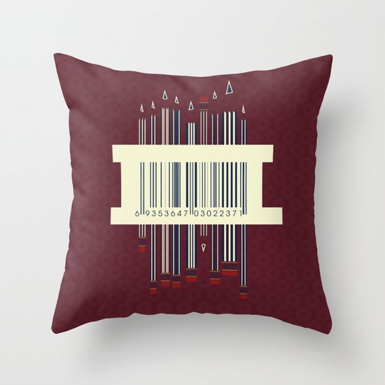 Pencils Throw Pillow