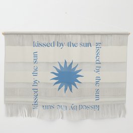 Kissed by the sun | Sun Kissed | Blue Sunshine Wall Hanging