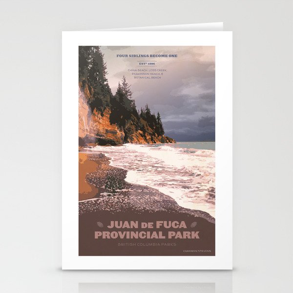 Juan de Fuca Provincial Park Stationery Cards